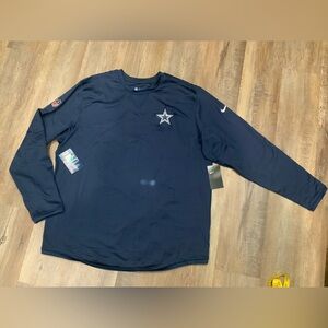 New Dallas Cowboys Nike Therma Fit Performance Sweatshirt Men's Sizes 2XL